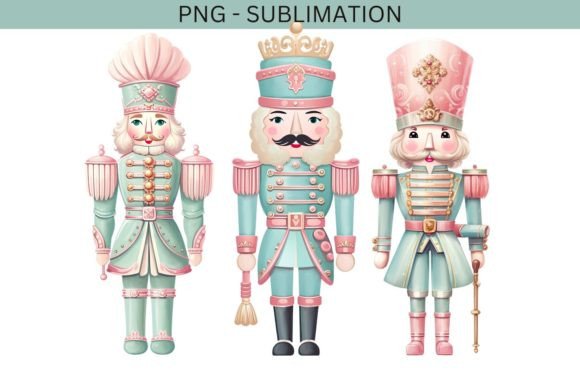 Download Pastel Christmas Nutcracker Soldier - Pastel Collection
