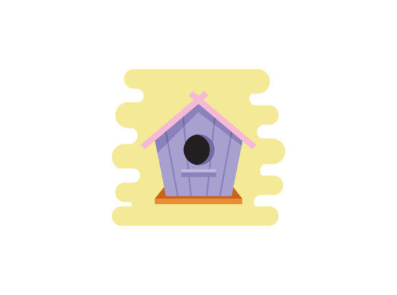 Download Spring Bird House Background Icon - Premium Bundle